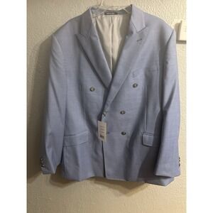 Paul Frederick Wool Sky Blue Blazer Mens Size  46R  Sport Coat